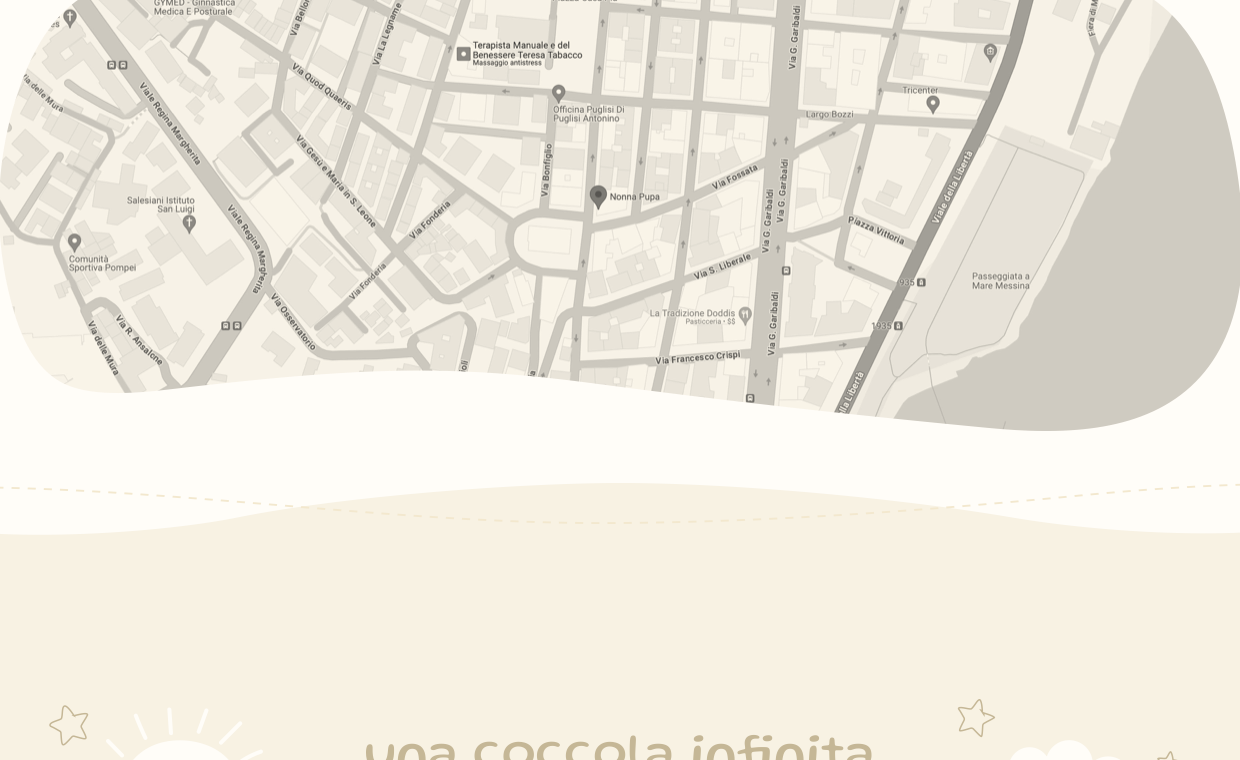 Mappa del punto vendita Nonna Pupa a Messina